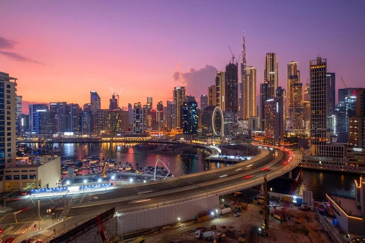 Elegant 2Br With Balcony And Burj Khalifa Skyline Views Apartment Dubai 0*,